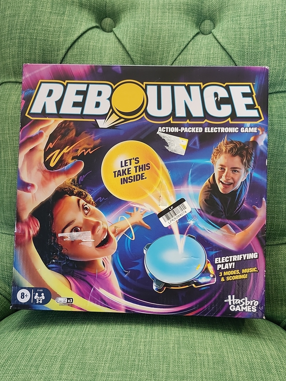 Rebounce Electronic Game by Hasbro Games - Blue/Purple Box